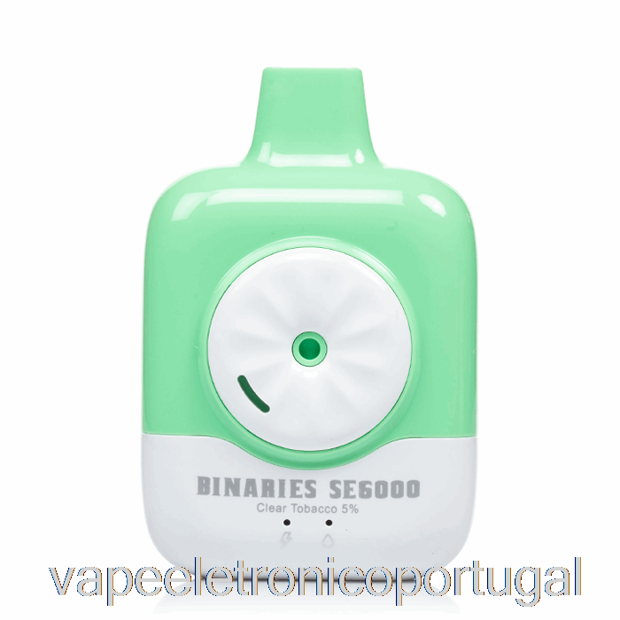 Vape Eletrônico Horizonte Binários Se6000 Tabaco Transparente Descartável
